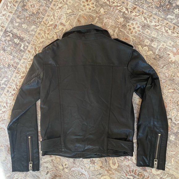 All Saints Balfern Leather Jacket - Picture 8 of 8